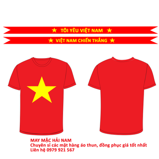 Áo thun đỏ sao vàng