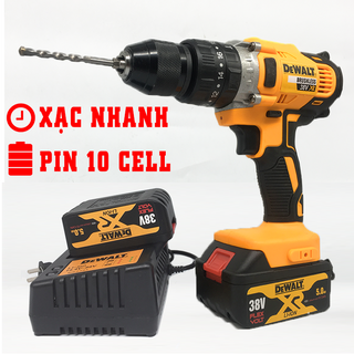 Máy Khoan Pin DEWALT 38V Pin Khủng 10 CELL
