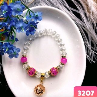 chuỗi đeo tay phong thủy mix pha lê lung linh