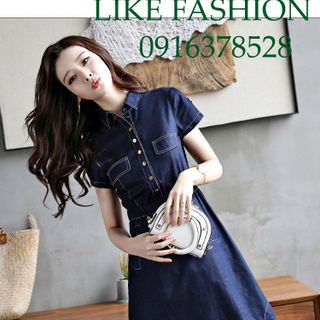 NHỮNG MẪU ĐẦM JEAN ĐẸP D744