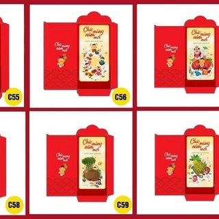 500 Bao Lì Xì Tết 2020 giấy C150 cao cấp