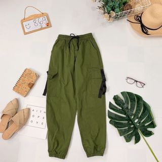 Quần jogger 2 túi hộp túi hộp 2 bên