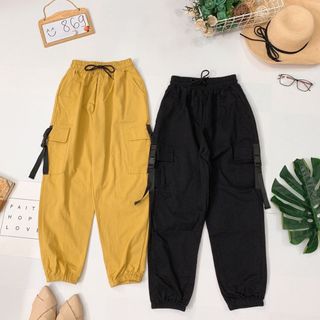 Quần jogger 2 túi hộp túi hộp 2 bên