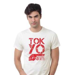 Áo thun hình chữ cổ tròn in truyền nhiệt giá sỉ