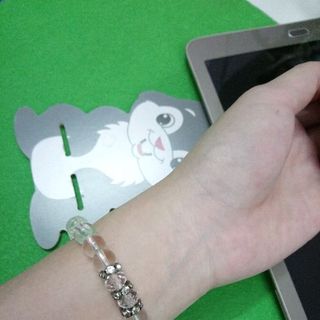 chuỗi Vòng tay phong thủy trong suốt mix pha lê