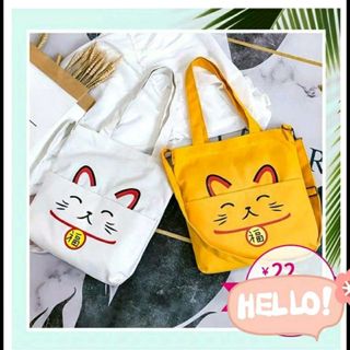 Túi Tote mèo Thần Tài