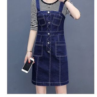 ĐẦM YẾM JEAN FASHION PHỐI TÚI D767