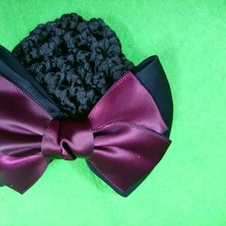 kẹp tóc búi lưới đẹp y hình nhiều màu