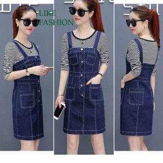 ĐẦM YẾM JEAN FASHION PHỐI TÚI D767