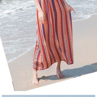 ĐẦM MAXI THỔ CẨM QUYẾN RŨ DH002