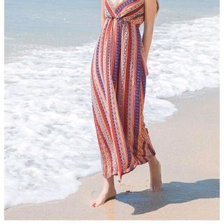ĐẦM MAXI THỔ CẨM QUYẾN RŨ DH002