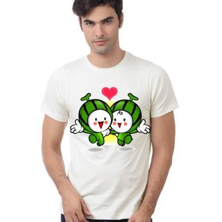 Áo thun hình mini cute cổ tròn in truyền nhiệt giá sỉ