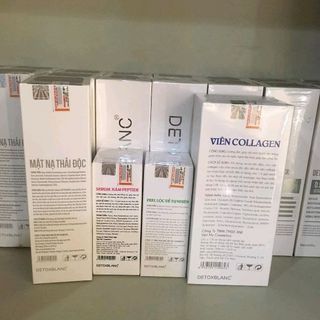 Detox blanc mặt nạ thải độc peel mụn