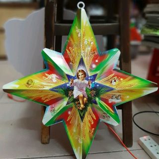 Ngôi Sao 8 Cánh 3D In Nhựa Flim