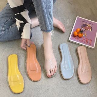 Dép quai trong mika nhiều màu