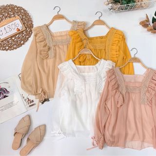 Áo cánh tiên viền ren