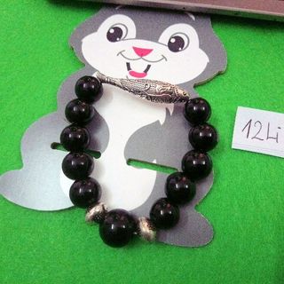 chuỗi đeo tay phong thủy hạt đá 12li