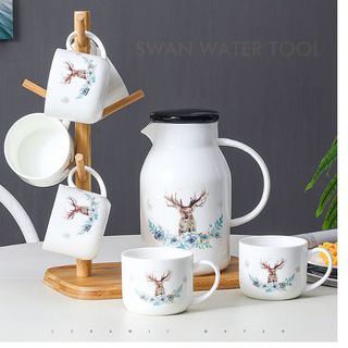 Bộ bình trà giữ nhiệt 6 cốc siêu đẹp
