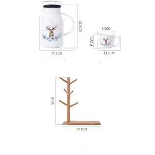 Bộ bình trà giữ nhiệt 6 cốc siêu đẹp
