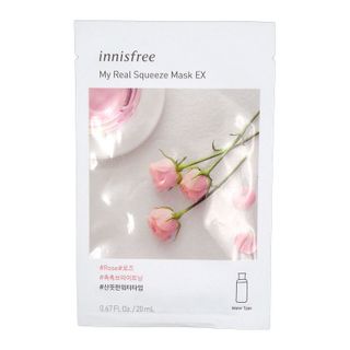 Mặt Nạ Giấy My Real Squeeze Mask Rose 20ml cấp nước làm sáng da từ hoa hồng