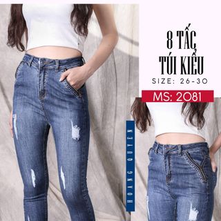 Quần jean nữ 8 tất
