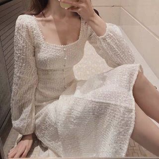 VÁY TIỂU THƯ NỮ MÀU TRẮNG giá sỉ​ giá bán buôn