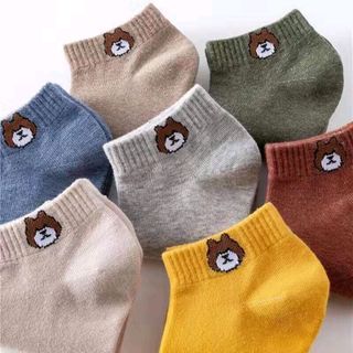 Combo 10 tất gấu thun co giãn kèm túi