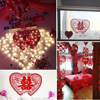 Hỷ nhung trang trí phòng tân hôn