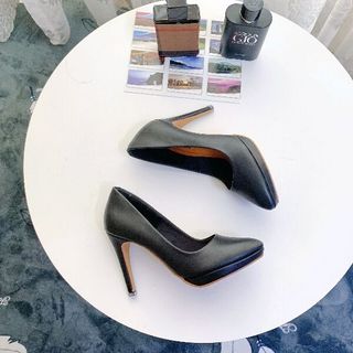 Giày gót cao Bít đúp 9p