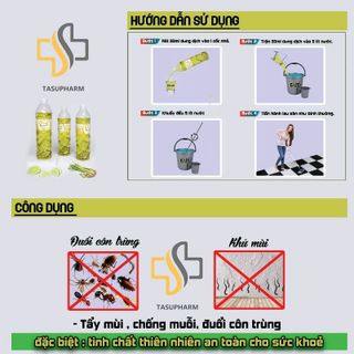 Nước lau sàn sả chanh- sả quế 15lit