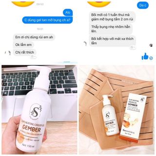 Gel tan mỡ bụng gừng Gember Sam Natural