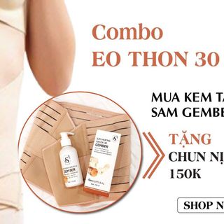 Gel tan mỡ bụng gừng Gember Sam Natural