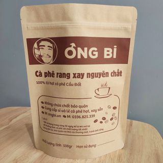 500gr Cà phê nguyên chất 100 xay sẵn Arabica Robusta Culi Robusta