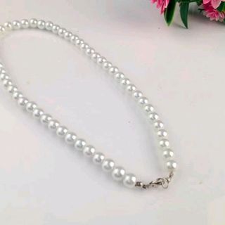 vòng cổ hạt trai 8mm cầm nặng tay