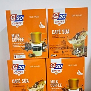 CÀ PHÊ HÒA TAN 3 TRONG 1 G20 COFFEE - CHUẨN GU CÀ PHÊ SỮA SÀI GÒN