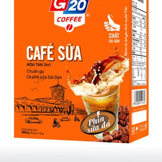 CÀ PHÊ HÒA TAN 3 TRONG 1 G20 COFFEE - CHUẨN GU CÀ PHÊ SỮA SÀI GÒN