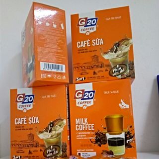CÀ PHÊ HÒA TAN 3 TRONG 1 G20 COFFEE - CHUẨN GU CÀ PHÊ SỮA SÀI GÒN