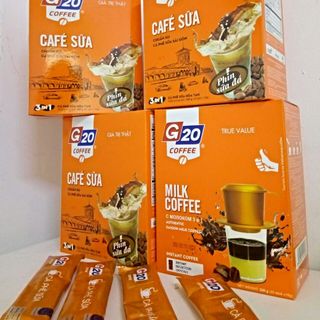 CÀ PHÊ HÒA TAN 3 TRONG 1 G20 COFFEE - CHUẨN GU CÀ PHÊ SỮA SÀI GÒN