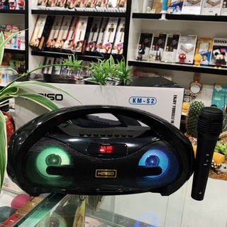 Loa Karaoke KIMISO S2 Âm Thanh Hay Kèm Mic Dây 3m