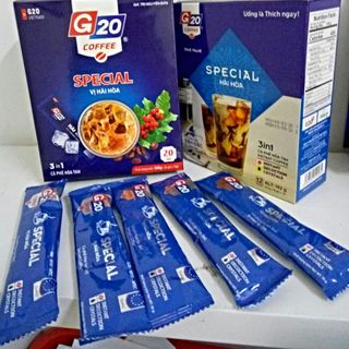 CÀ PHÊ HÒA TAN 3 TRONG 1 G20 COFFEE - SPECAIL - CÀ PHÊ VỊ HÀI HÒA