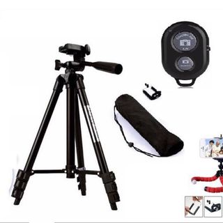 Bộ 1 Tripod TF-3120 kèm 1 Kẹp điện thoại và 1 Remote Tặng Giá Đỡ Bạch Tuộc Đa Năng giá sỉ