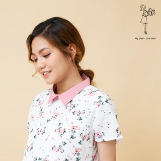 Đầm bầu suông lụa hoa 2850