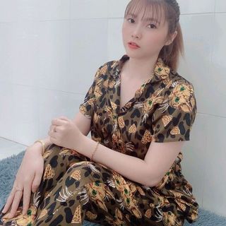 pijama satin lụa