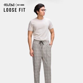Quần vải jogger dây rút