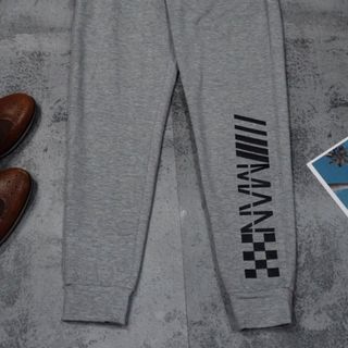 Jogger thun nỉ hoạ tiết