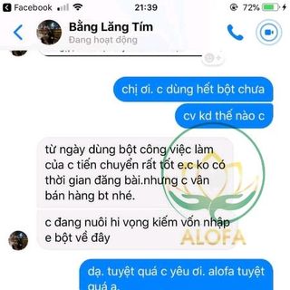 Bột thảo dược phong thủy Alofa