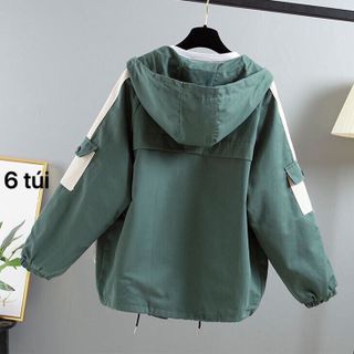 Áo khoác kaki 6 túi 2 lớp cao cấp