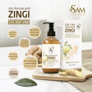 Sữa tắm gừng bưởi Zingi