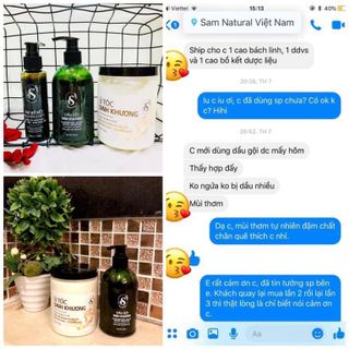 Dầu gội Sinh Khương Sam Natural