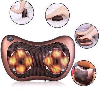Gối Massge Đa Năng Hồng Ngoại 8 Bi
